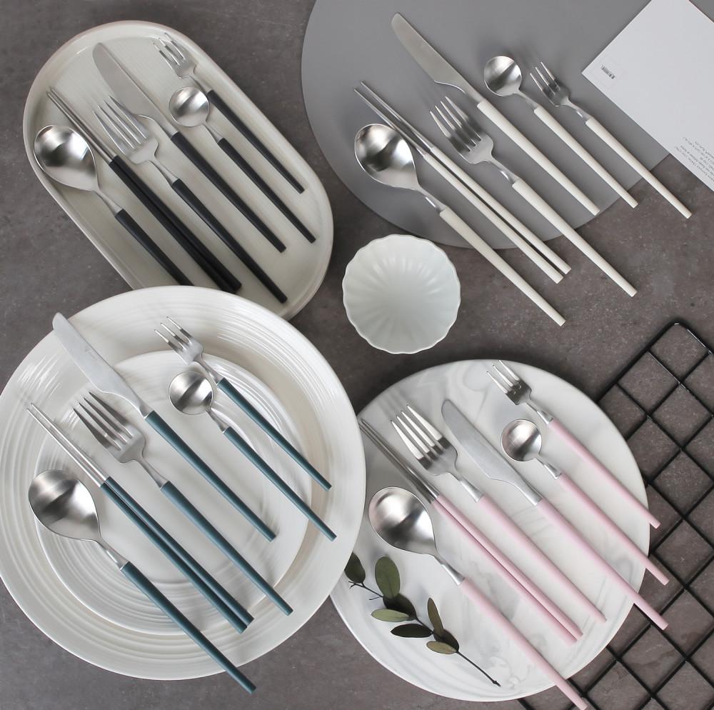 골든벨 솔리드 실버 커트러리 (수저/양식기/티)