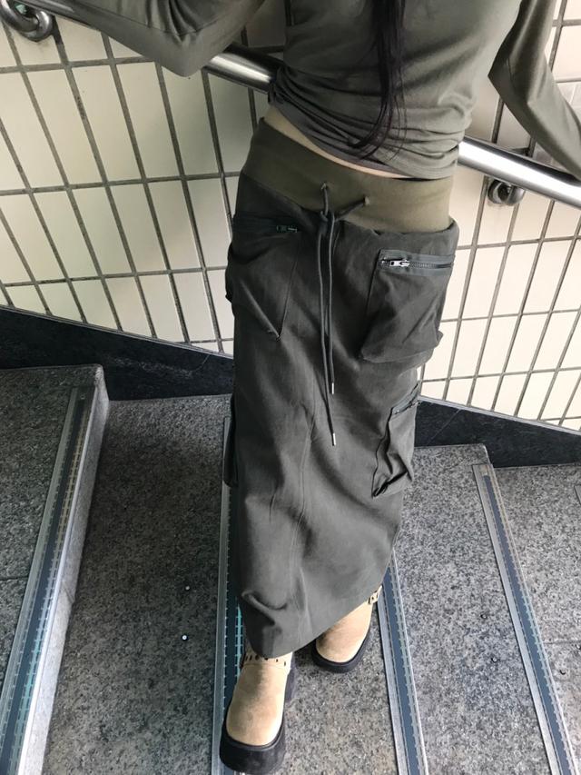 [히피디피] 피치 롱 카고 sk (2color)