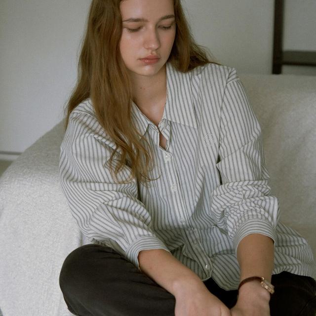 Standard stripe shirt_2colors