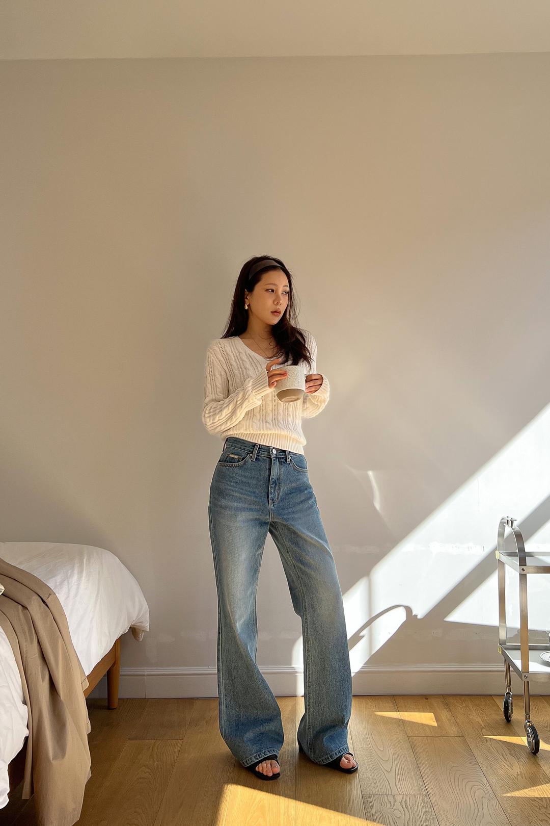 리브어리 - 7th/ LEGACY FLARE JEANS [MID BLUE]