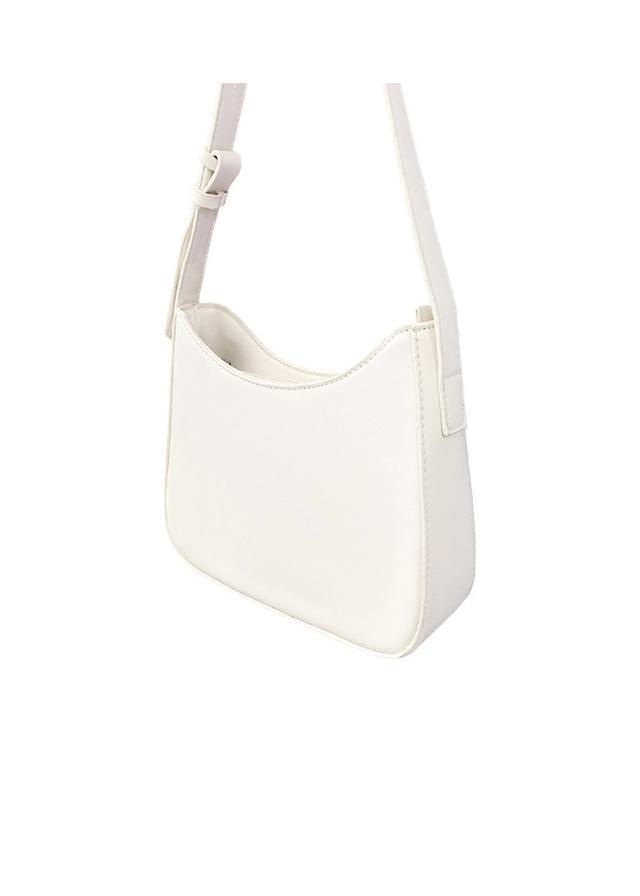 NO.38 IVORY PLAIN SHOULDER BAG
