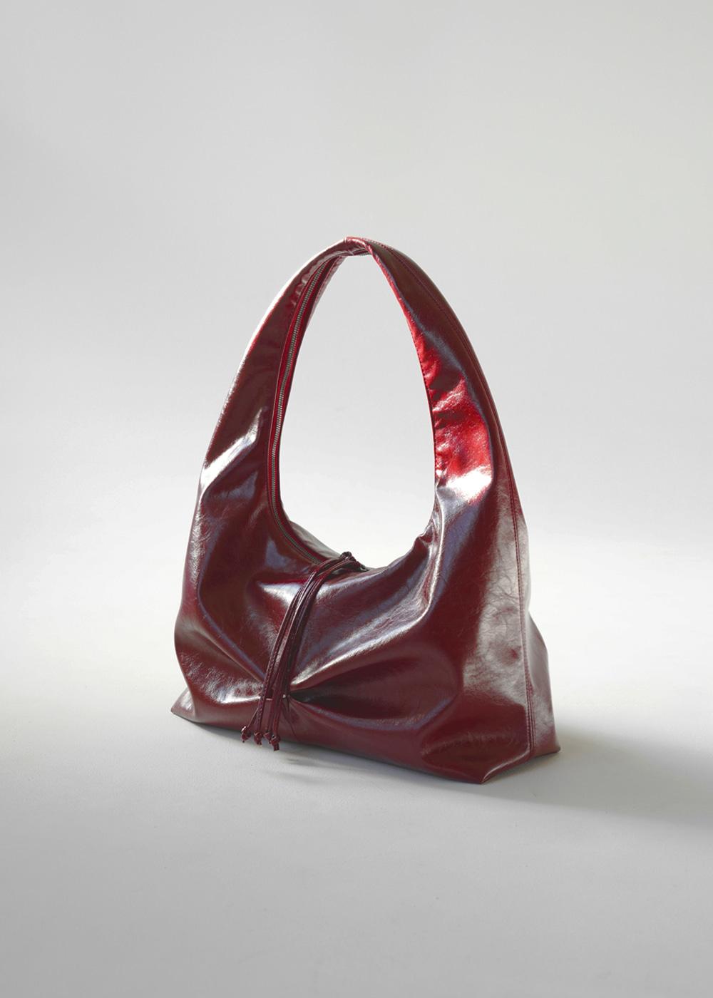 [2nd] Noa Zip Tote Cherry Burgundy