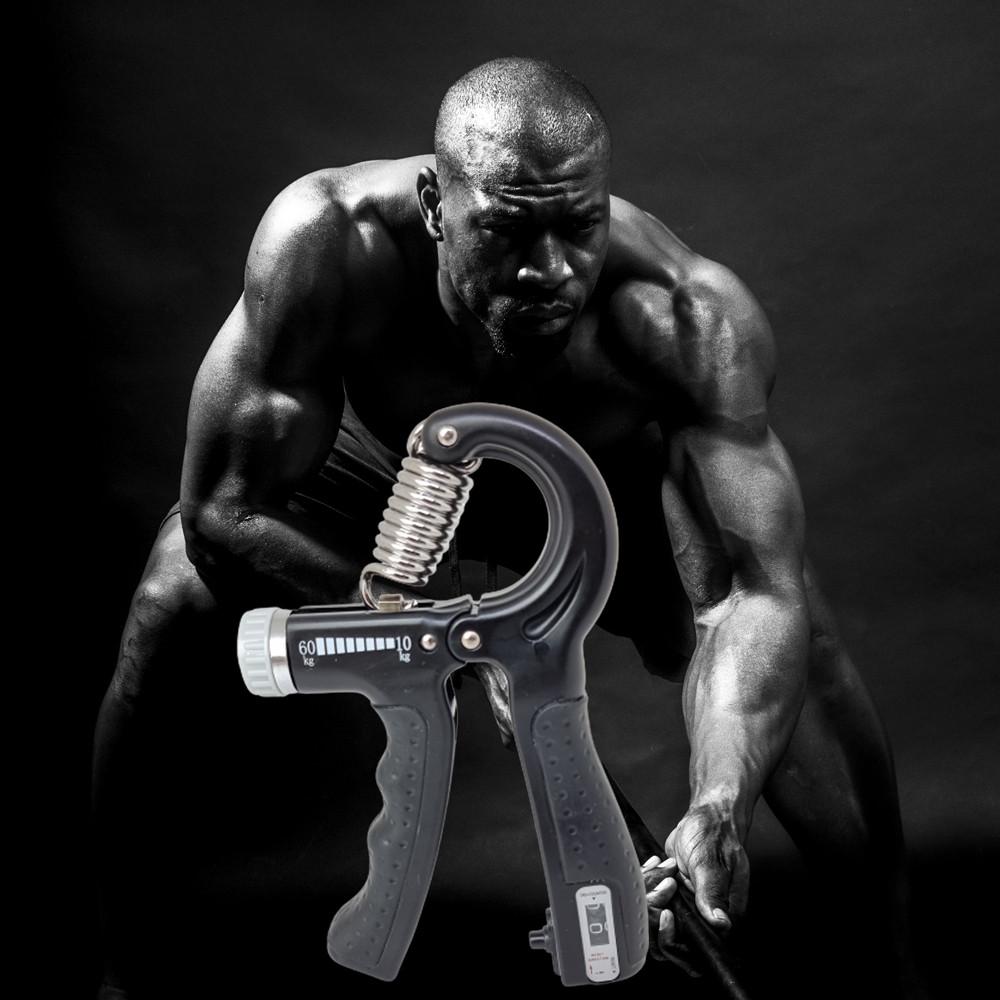 악력기 군부대납품 강도조절 60KG 손가락 카운터 손 전완근 운동기구 경찰 소방 공무원 악력측정기