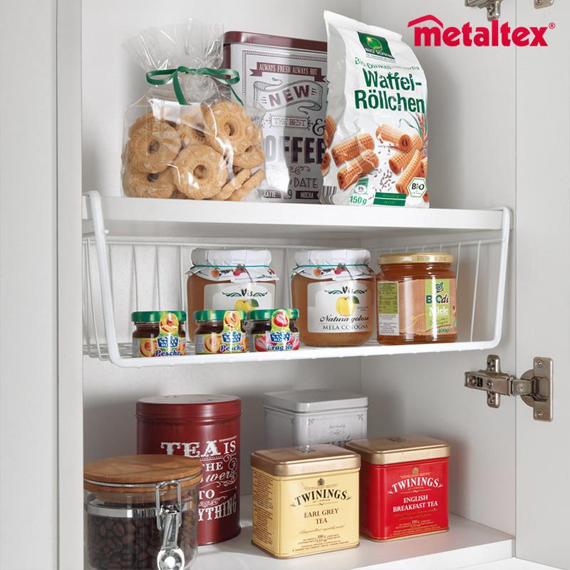 메탈텍스 바바텍스 선반밑 바스켓 중 화이트