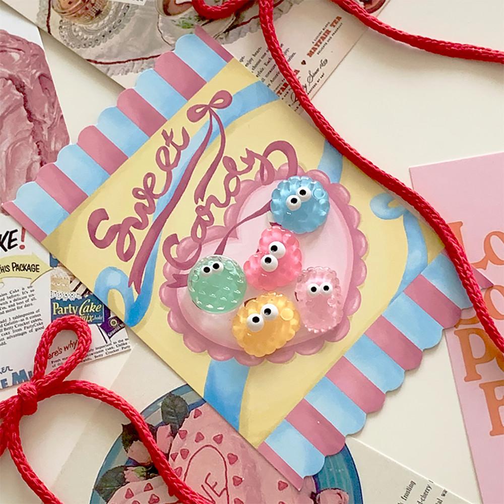 쿠키 마그넷 엽서 SET 3종 캔디 곰 젤리 냉장고 귀여운 자석 현관 문 타공판 인테리어