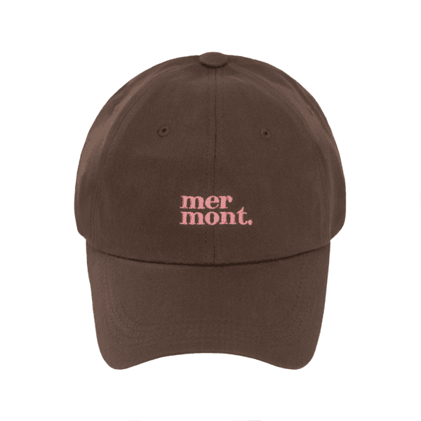 [재입고완료]mermont signature cap (pink brown)