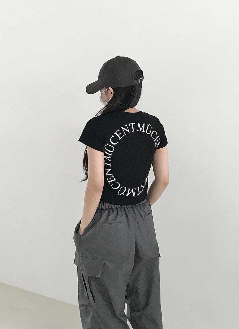 MUCENT SIGNATURE BACK LOGO T (WOMAN)