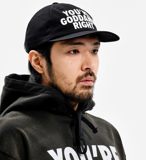 GODDAMN CAMP CAP BLACK