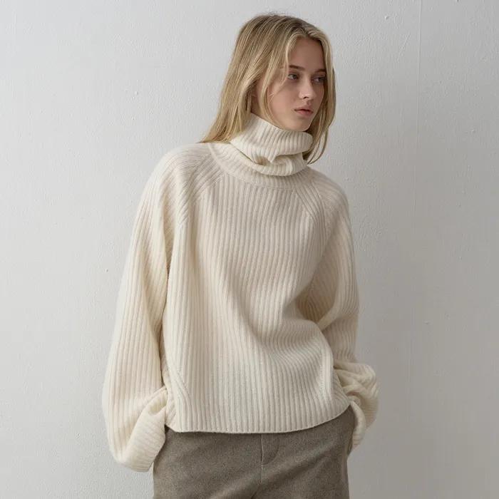 [7차 12/30예약배송] 캐시미어 터틀넥 니트_ivory