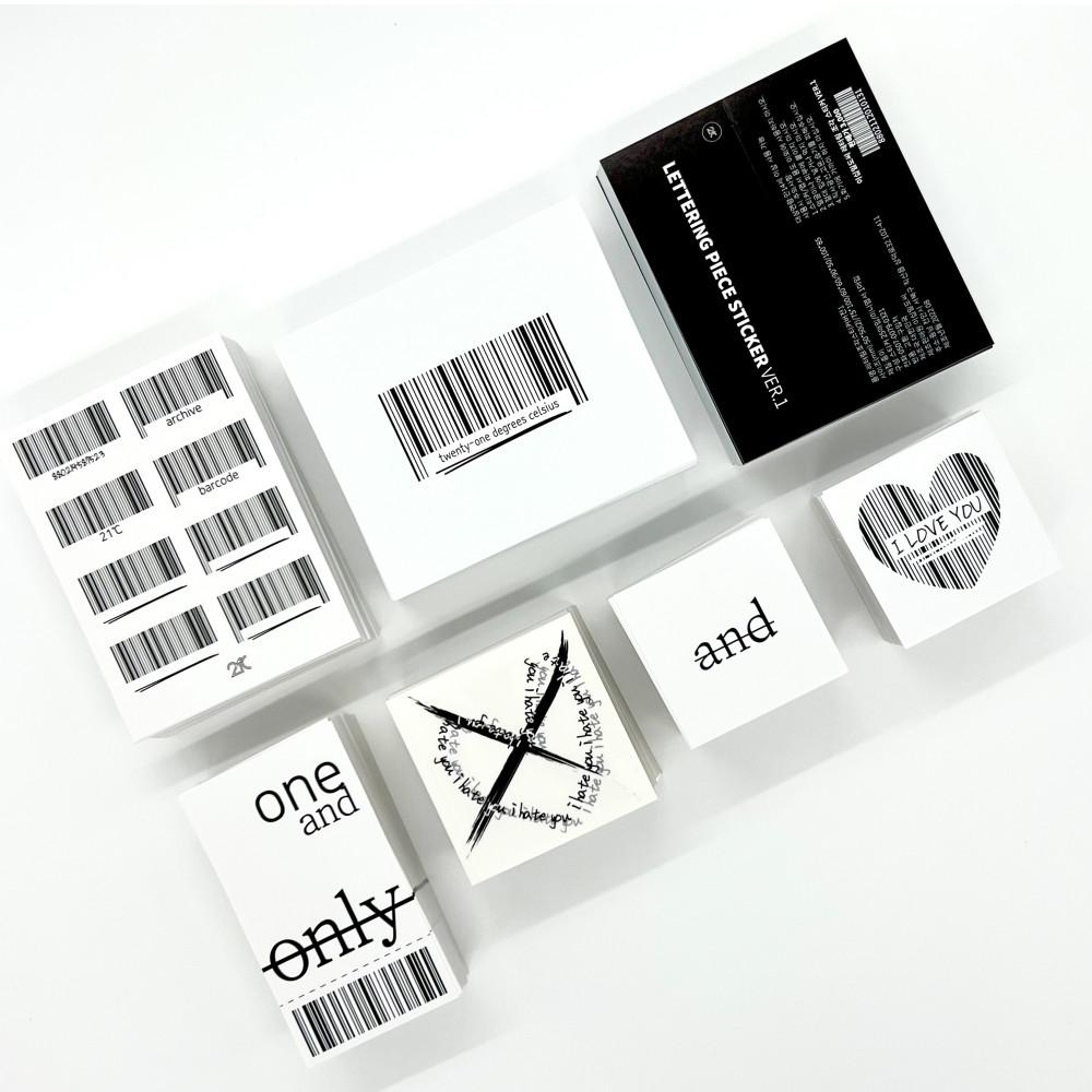 [이십일도씨] Lettering Piece Sticker Ver.1