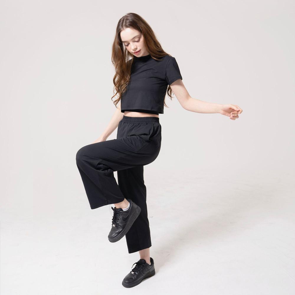 여자 킥복싱옷 복싱옷 복싱 킥복싱 체육관 옷 헬스장 짐웨어 트레이닝 팬츠 크로스핏 여자복싱 Bunny straight Pants [Black]