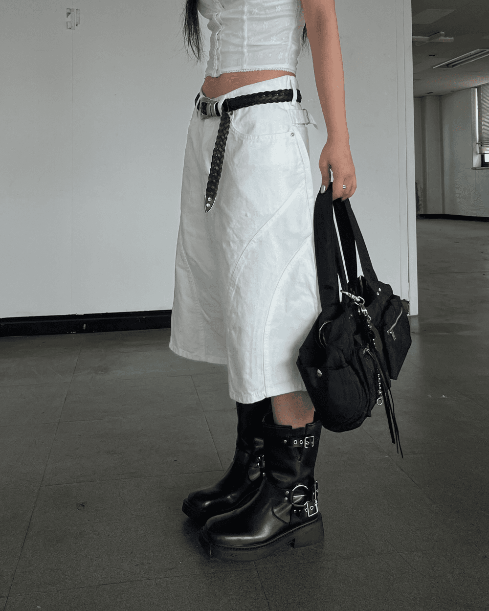 패닝 (2color) UNISEX 하디드 하프 버뮤다 팬츠