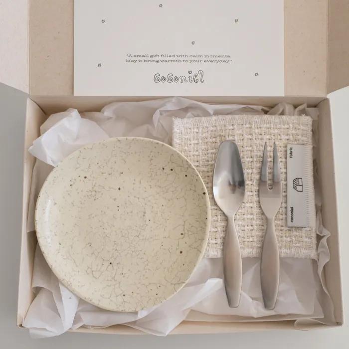 [선물포장] 츠키 디저트 집들이선물 신혼선물 티스푼 티포크 티코스터