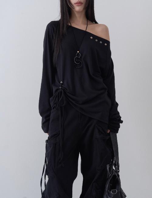 eyelet two way off tee