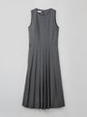 MADE 리네아 플리츠 스트라이프 원피스 - GREY