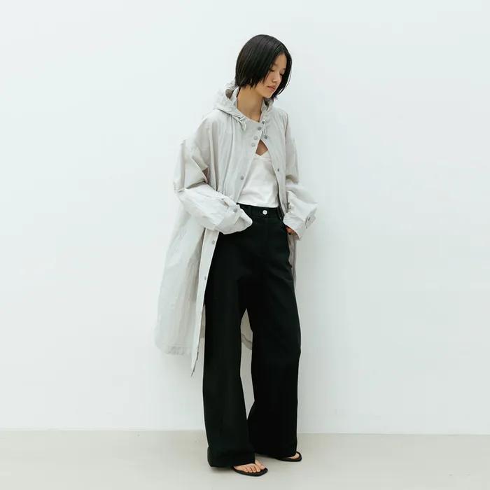 [9차] Cotton Straight Pants(Black)