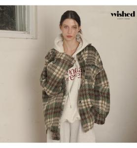 [시즌오프] 카라넥 체크 투포켓 긴팔 자켓 (WIBDJK008)