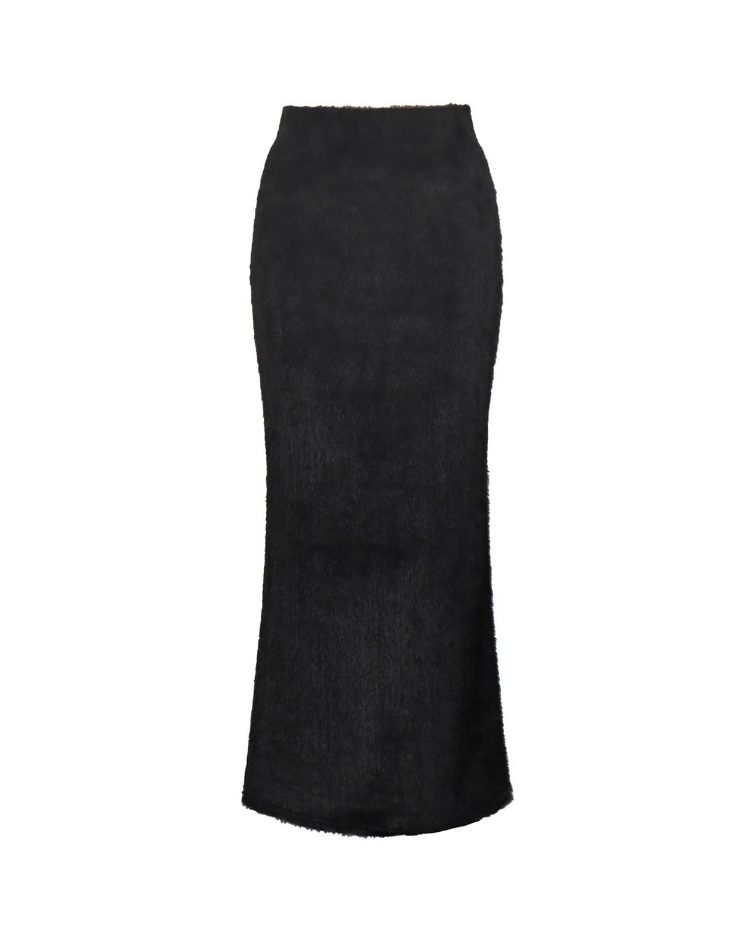 CS FUR MERMAID LONG SK-059 (BLACK)