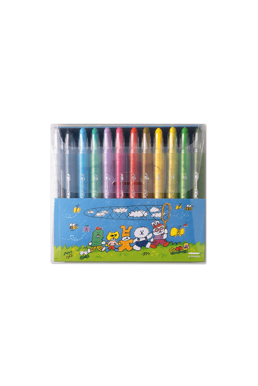 색연필 세트 12색 POV x JYCHOI Crayon Set 12 Colors