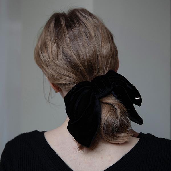 내츄럴 벨벳 리본핀 (JP-21-034AB)