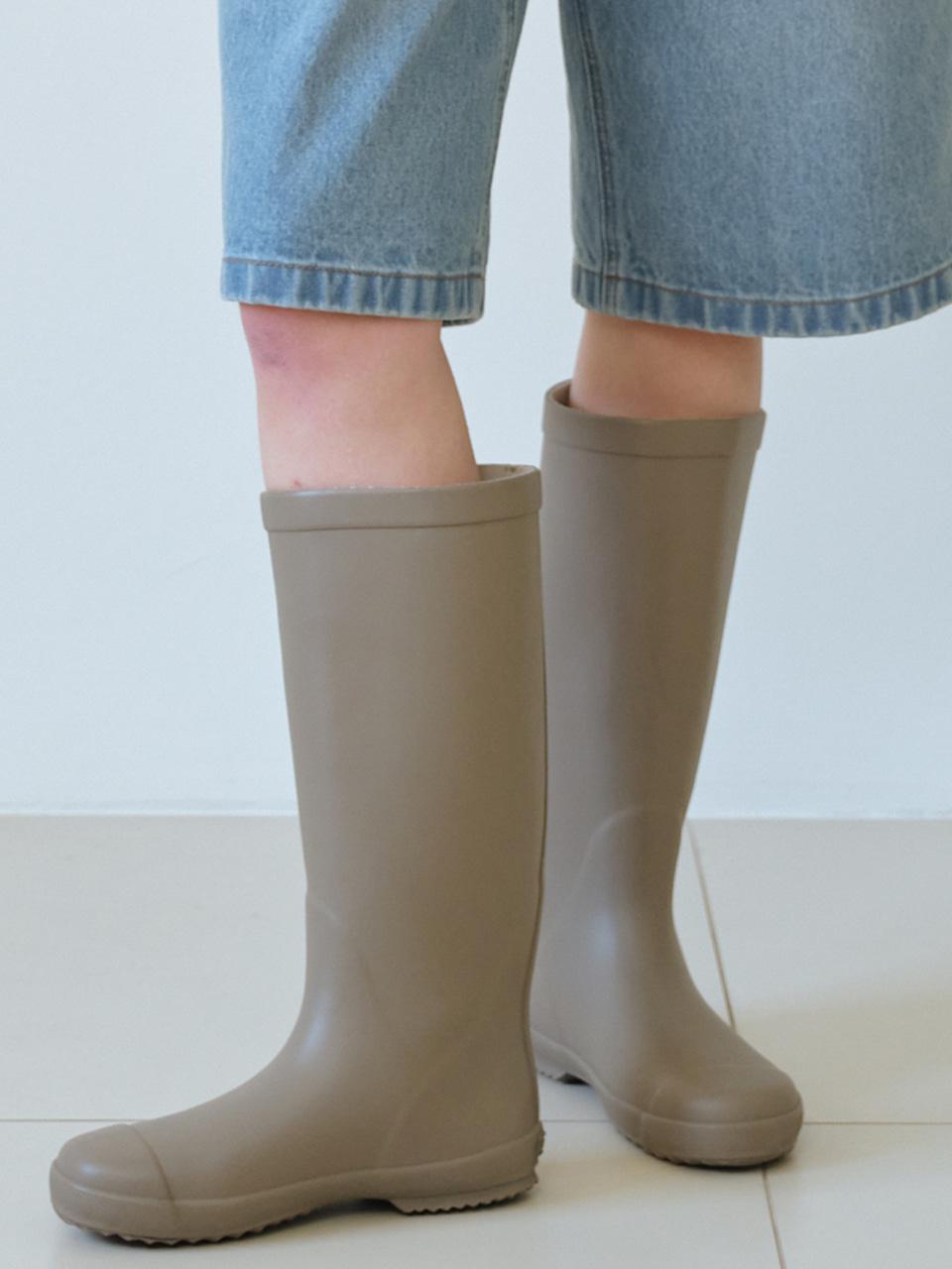 BSM RAIN BOOTS LONG - MUD GREY