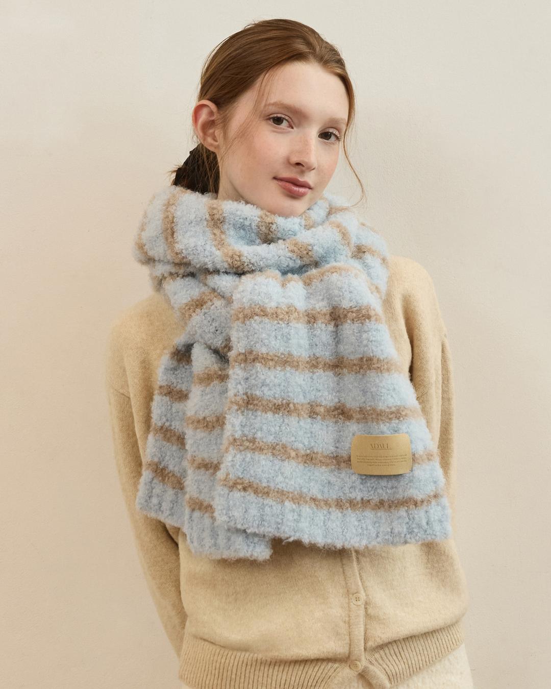 [모찌언니픽 특별가 / 11.4 예약발송] Bubbly stripe long muffler - 5color
