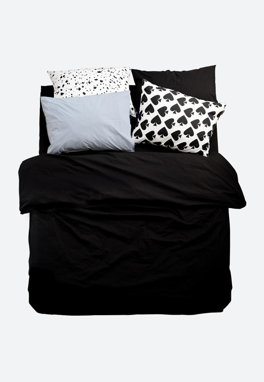 순면 블랙 이불커버