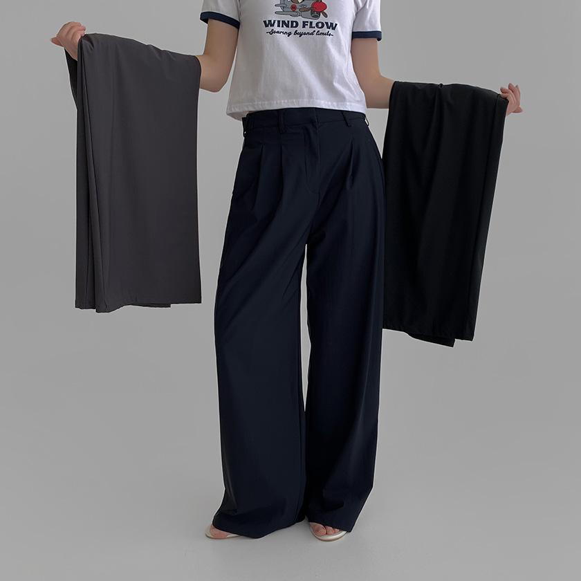 [키큰여자]수선놉276#비죠썸머바스락와이드팬츠