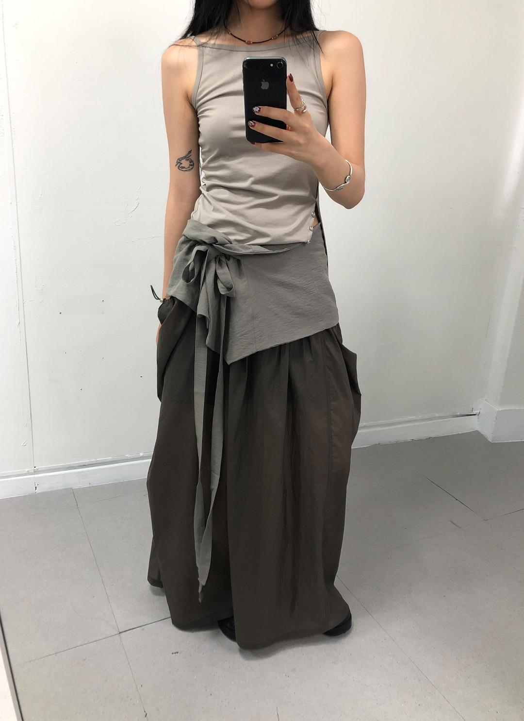 Wrap belt skirt (2C)