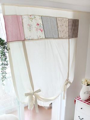 내추럴프렌치 롤업커튼-프렌치패치의 프로방스풍롤업커튼~