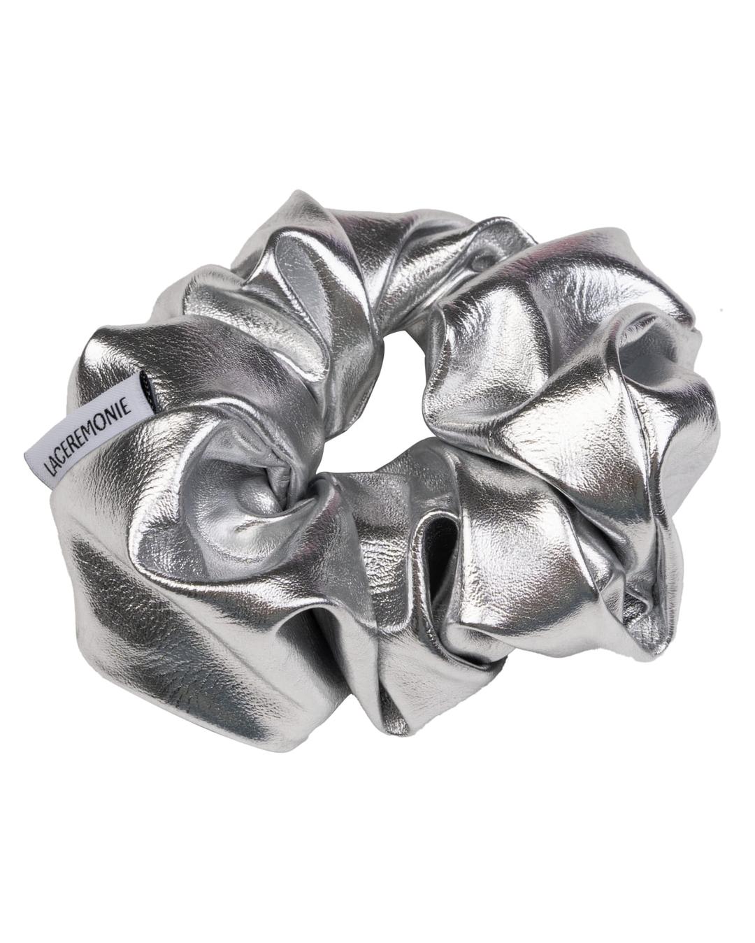 PENSI SILVER SCRUNCHIE
