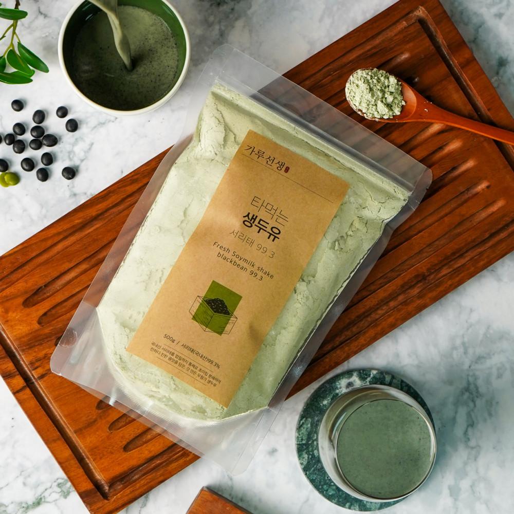 가루선생 타먹는 생두유 서리태 99.3 국산콩 무첨가 분말 수제두유 검은콩 가루 서리태콩물