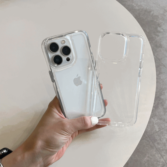 투명 아크릴 변색방지 범퍼 아이폰/갤럭시케이스