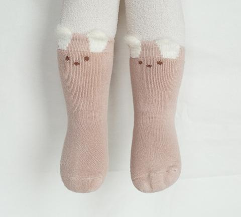 퍼리 겨울 아기 양말