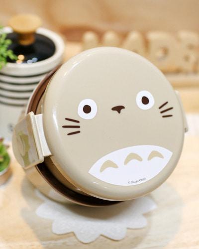 토토로 원형 2단도시락 500ml