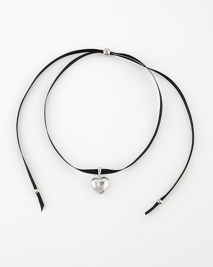 SANDING METAL MULTI CHOKER_BABY HEART