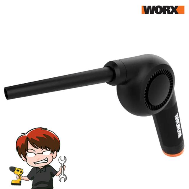 공구왕황부장 웍스 20V 무선 충전 미니 송풍기 WX747.9 메이커X 40W 원핸드 컴퓨터 키보드 먼지제거 블로워