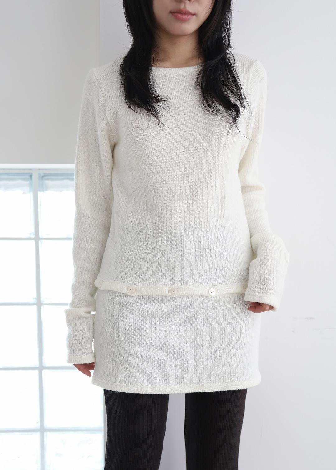 mireo layered knit 2 color