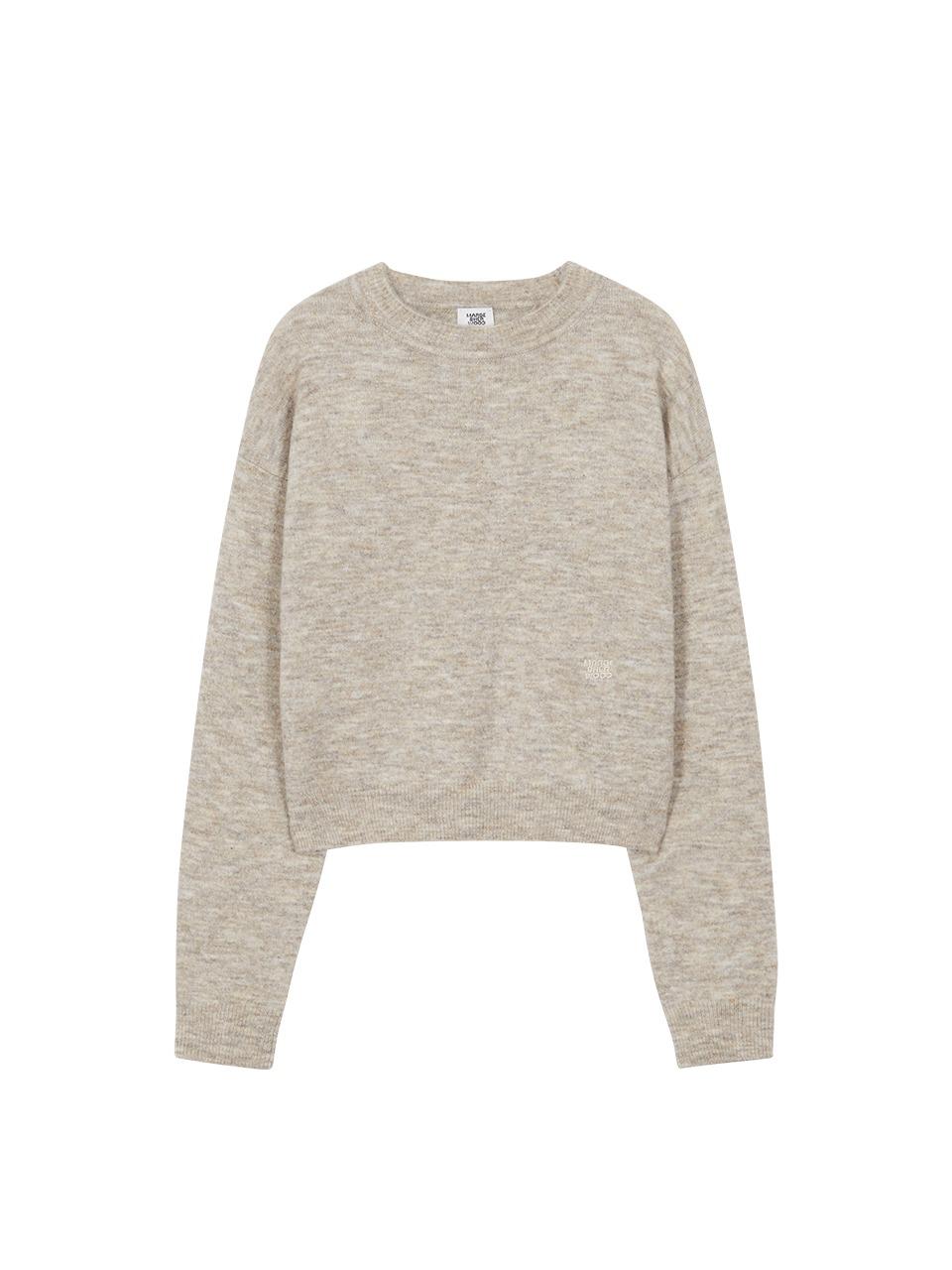 CREW NECK PULLOVER_beige