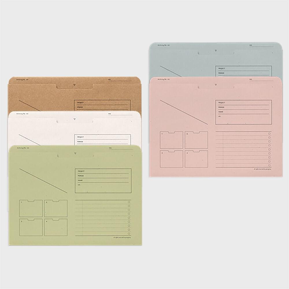 A4 Archiving file - natural