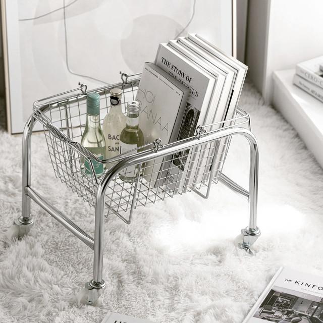 [WillB] 미드센추리모던 스테인리스 스몰 트롤리 카트