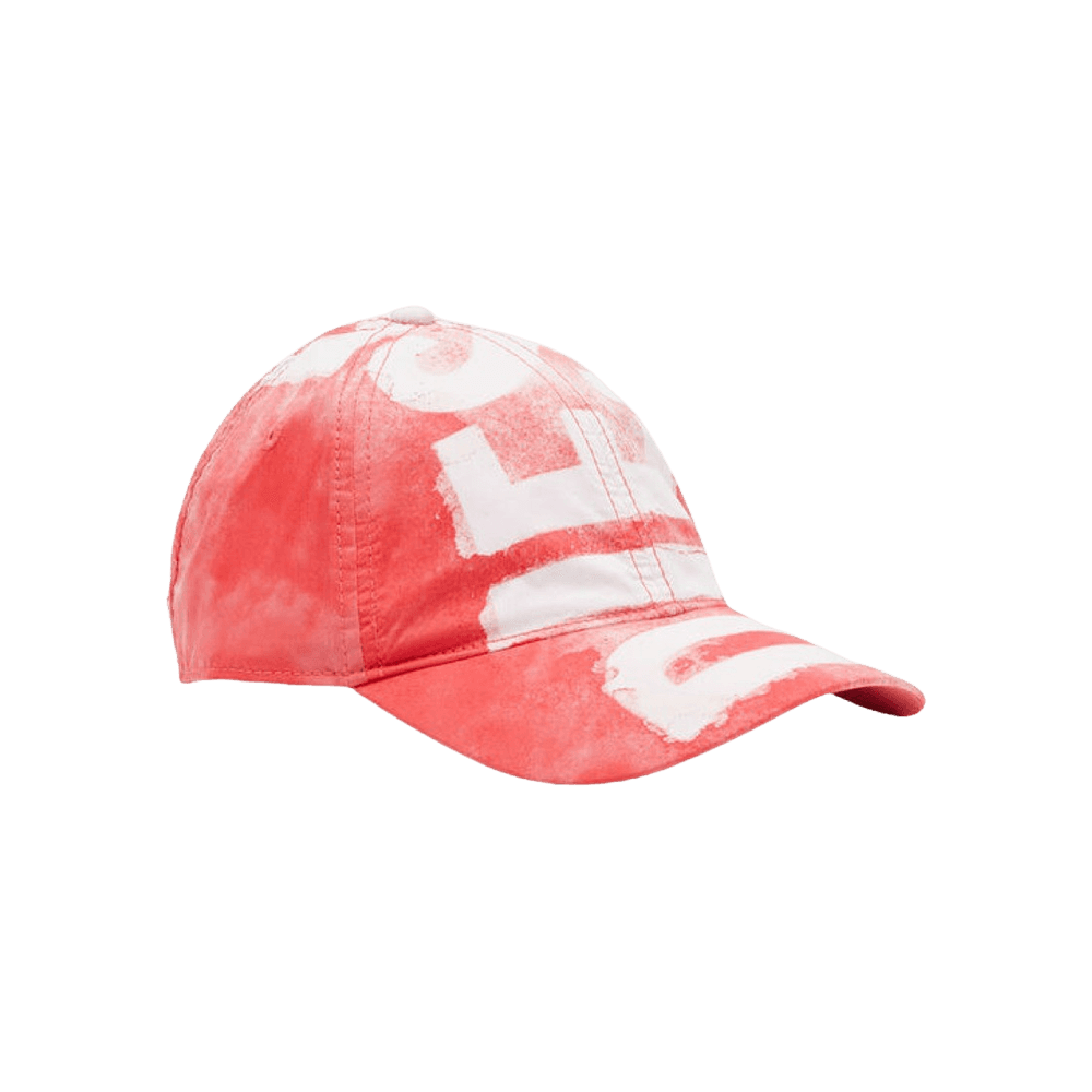 디젤 C-이완-Ny 슈퍼 로고 나일론 베이스볼 캡 레드