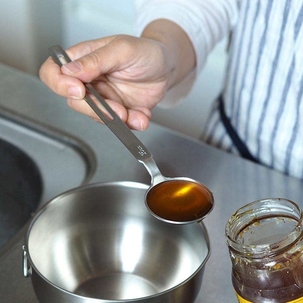 아이자와 공방 스텐 계량스푼 5cc 키친툴 조리도구 : 아기자기 스토어