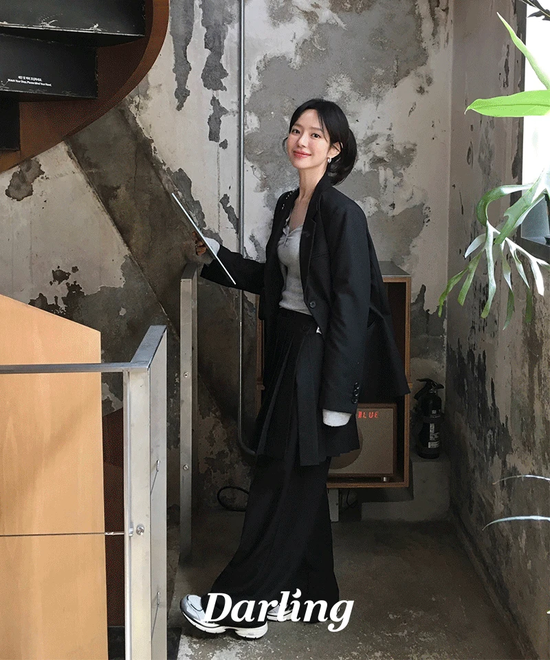 [브랜드공장,세트코디][MADE]브루노 자켓 (레이어드세트, 블레이저자켓, 여리핏, 세미오버핏,하객룩)