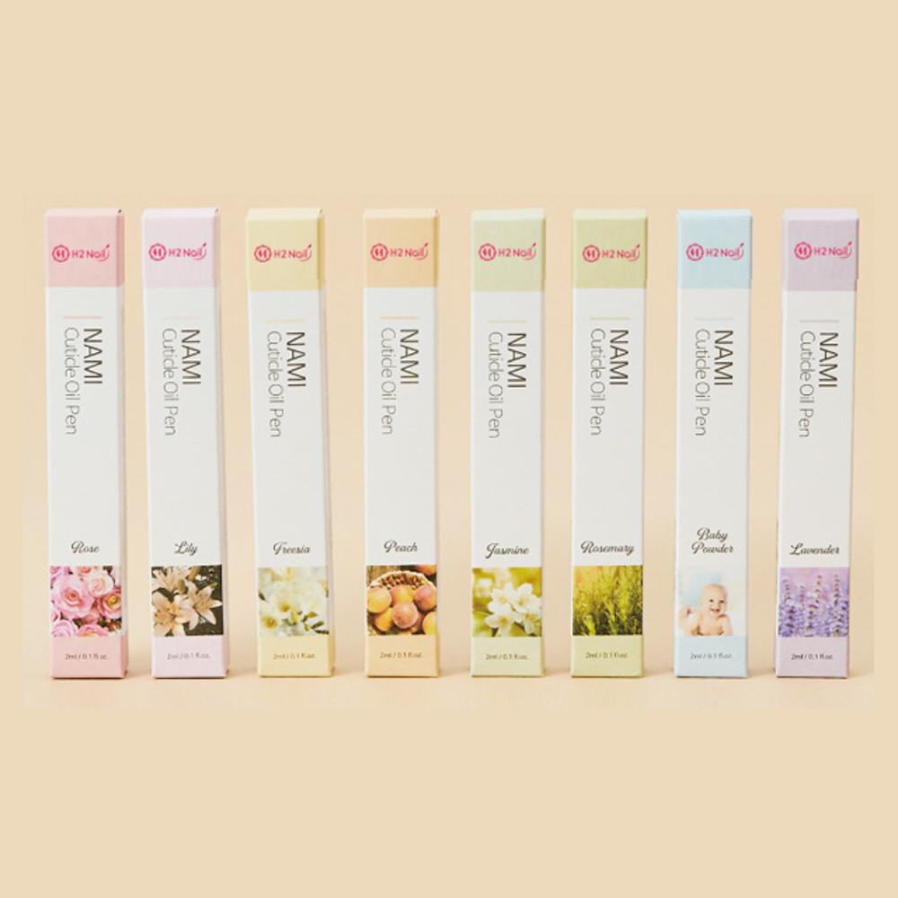 H2네일 국내산 최저 나미 큐티클오일펜 핸드크림 손톱영양제 큐티클영양 강화제 고객증정품