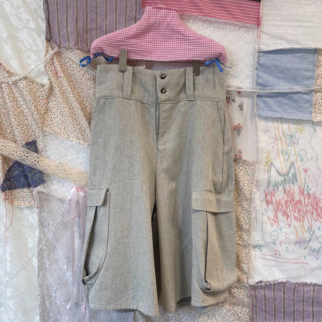 Short Cargo trousers / Denim / ショートカーゴトラウザーズ - Denim / FREE