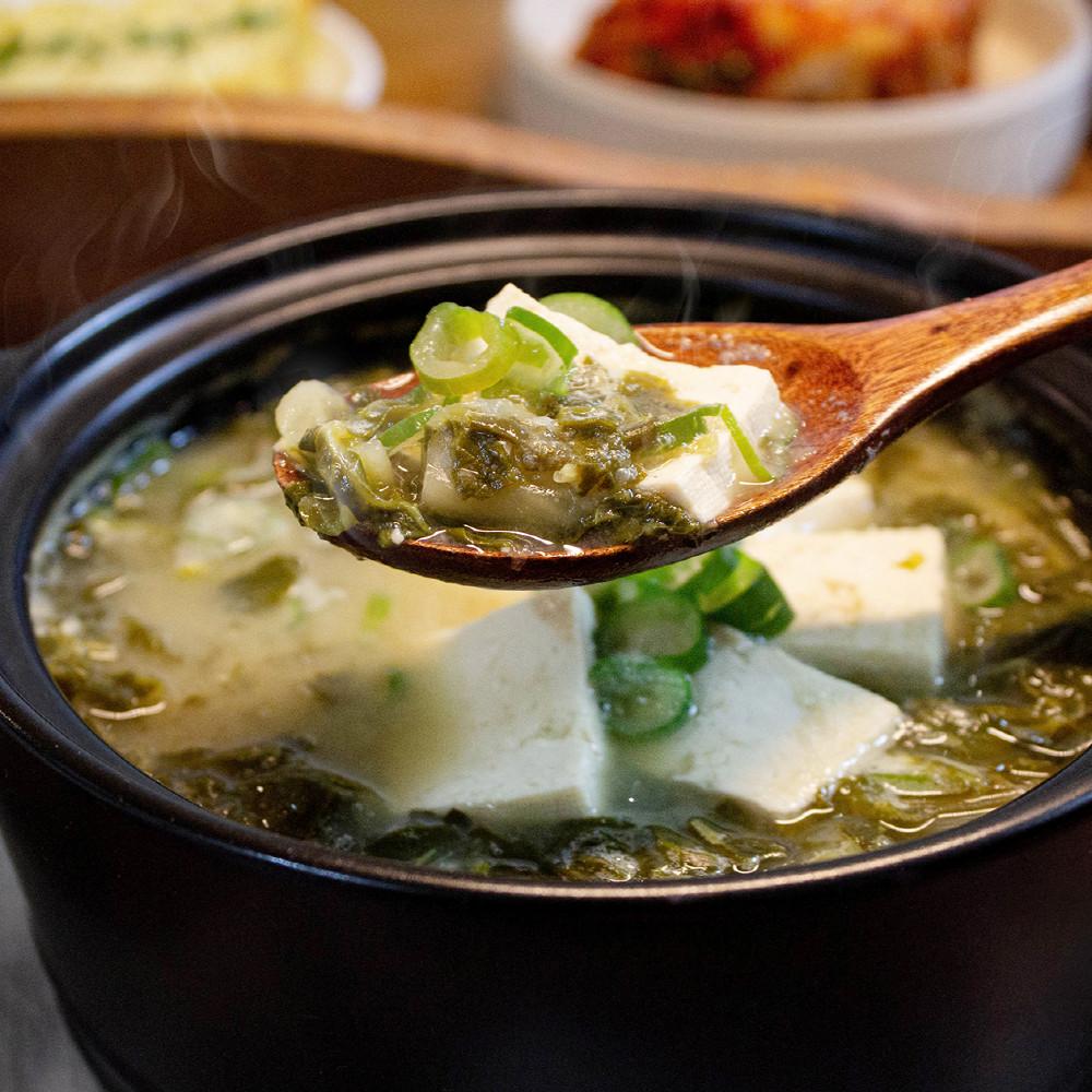 여수 된장찌개 3종 우거지 돌게 딱새우 된장국 아침식사 간편식 식사대용