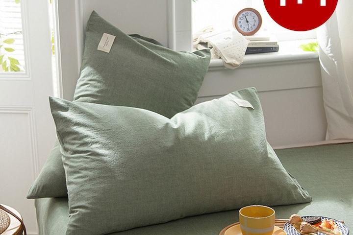 [1+1]호텔 베개커버 사계절 순면 베겟잎 자루형 2장세트 4060 5070