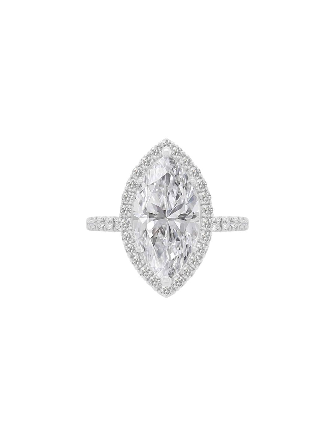2.01ct MARQUISE HALO RING