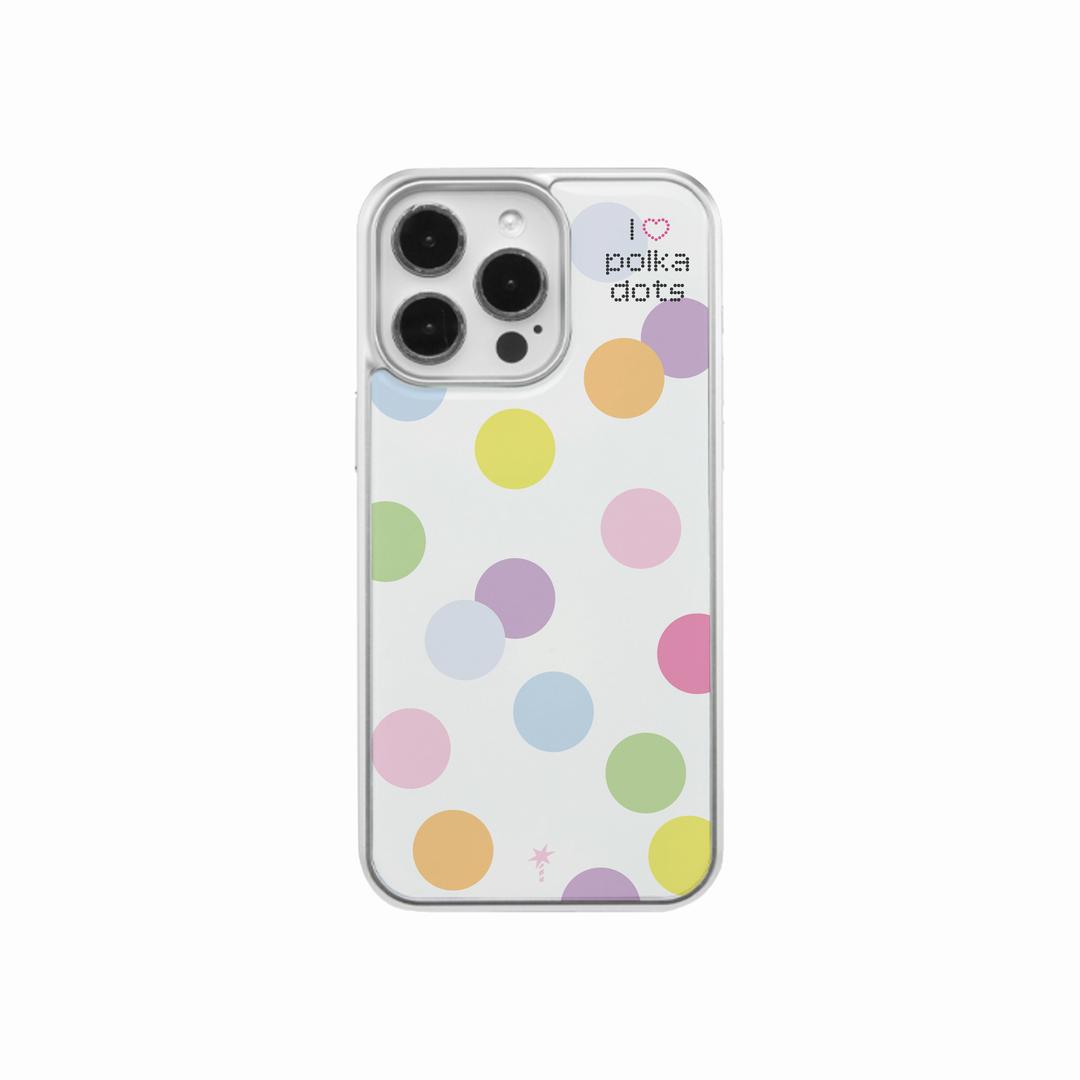 I love Polka dots_sprinkles (epoxy/glass bumper)